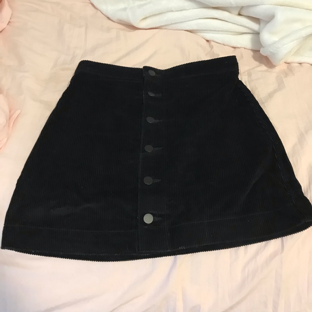 American Apparel button up skirt